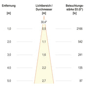 EVN Lichttechnik - Downlight/Strahler/Flutlicht LED-Einbauleuchte modular F10RXXXM0630L24D Konfigurationstype