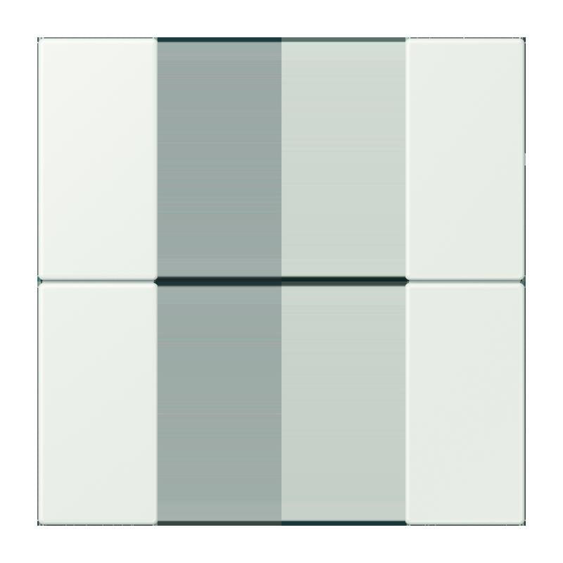 Jung - Abdeckung/Bedienelement für Installationsschalterprogramme Tastensatz 2fach LC 502 TSA 210 outremer gris