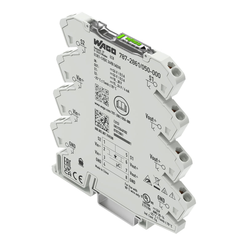 WAGO - Stromüberwachungsgerät Elektron. Schutzschalter 787-2861/050-000 DC 24 V