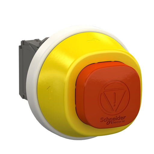 Schneider Electric - NOT-AUS-Taster, Komplettgerät BEL. NOT-AUS XB5AS84W3B5 24V 2LED
