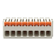 WAGO - Kabelsteckverbinder für Leiterplattensteckverbinder 1-Leiter-Federleiste,Hebel 2734-1108/327-000 PushinCAGECLAMP,lgr − 50 Stück