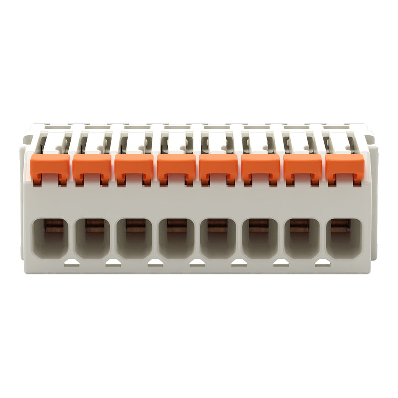 WAGO - Kabelsteckverbinder für Leiterplattensteckverbinder 1-Leiter-Federleiste,Hebel 2734-1108/327-000 PushinCAGECLAMP,lgr − 50 Stück