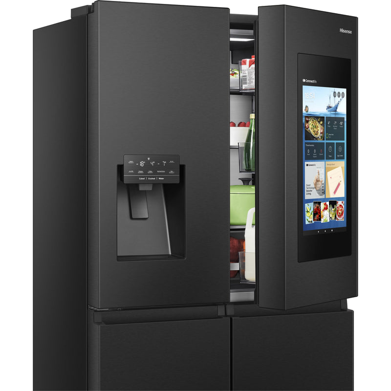 Hisense - Kühl-/Gefrierkombination Kühl/Gefrierkombi RQ760N4IFE Cross-Door,MediaCent