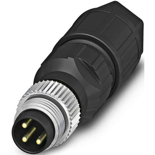 Phoenix Contact - Rundsteckverbinder, feldkonfektionierbar (Industriesteckverbinder) Sensorsteckverbinder SACC-M 8MS-3QO-0,5-M St.,3p M8 gerade