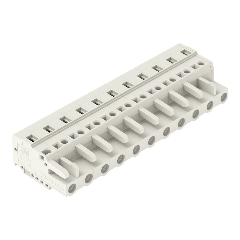 WAGO - Kabelsteckverbinder für Leiterplattensteckverbinder 1-Leiter-Federleiste 721-211/026-000 CAGECLAMP 2,5mm²,lgr − 25 Stück