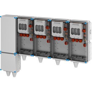 Hensel - Verteilerschrank für Energieversorgung Ladeverteiler Mi EV 140kW 4000 f.4 Abgänge a 140kW