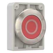 Eaton - Frontelement für Drucktaster Drucktaste RMQ-Titan M30I-FDR-R-X0 flach rastend rot