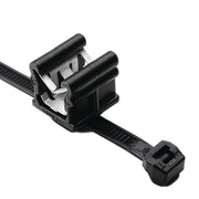 HellermannTyton - Kabelbinder Befestigungsbinder T50ROSEC20-MC5-BK-D1 Edgeclip − 500 Stück