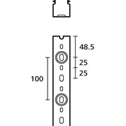 HellermannTyton - Verdrahtungskanal Verdrahtungskanal HTWD-PN-60X100 60x100mm, 2m PVC − 8 Meter