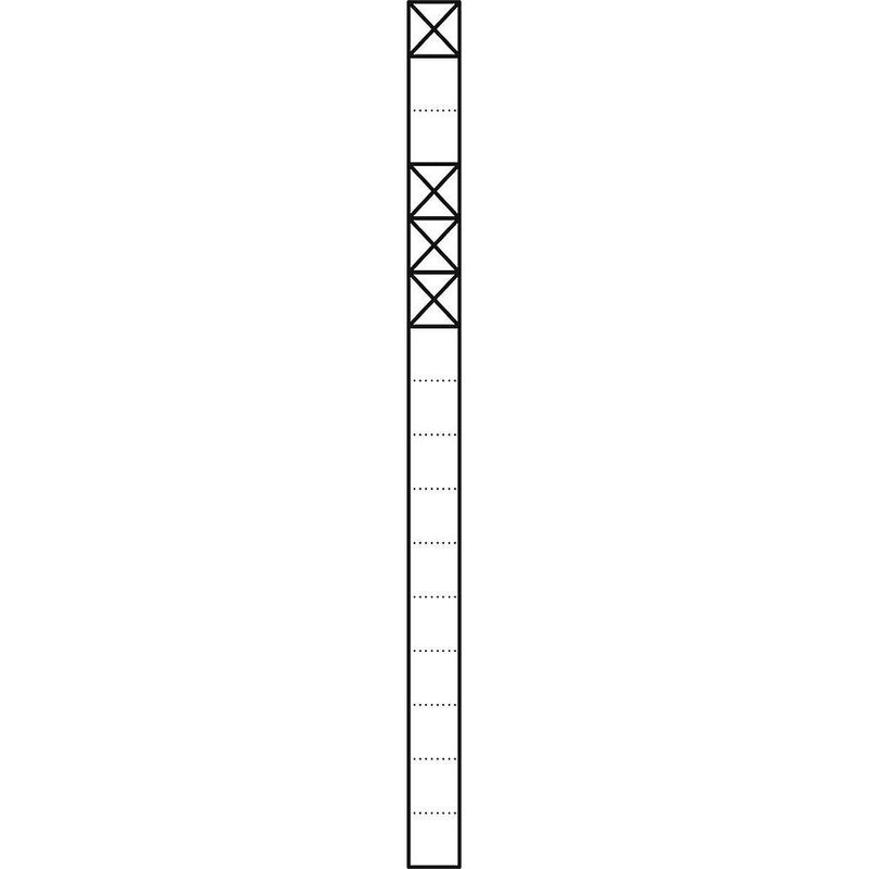 Siedle&Söhne - Kommunikations-Säule Kommunikations-Stele KS 616-1/3 W 1,6m weiss 1+3Mod