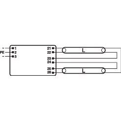 OSRAM BETRIEBSGERÄTE - Vorschaltgerät EVG QT-FIT5 2X49/220-240