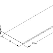 Niedax - Deckel für Kabeltragsystem Kabelrinnendeckel RDS 100 − 3 Meter