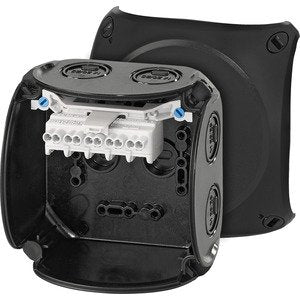 Hensel - Dose, Gehäuse für Montage auf der Wand/Decke Kabelabzweigkasten KF 0402 B 1,5-2,5 5pol. − 1 Stück by Hensel
