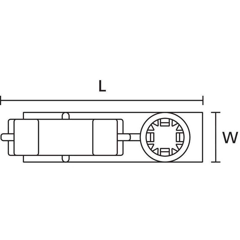 HellermannTyton - Befestigungsklammer Wellrohrhalter 151-00702(500) 35,3x11 mm schwarz − 500 Stück
