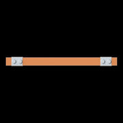 Striebel&John - Sammelschiene Kupferschiene ZX2337 30x5mm 2FB V1, A2 − 10 Stück