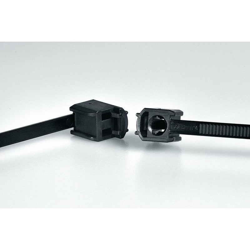 HellermannTyton - Kabelbinder Befestigungsbinder LFC155 PA66 BK 560 200x6,0 schwarz − 560 Stück