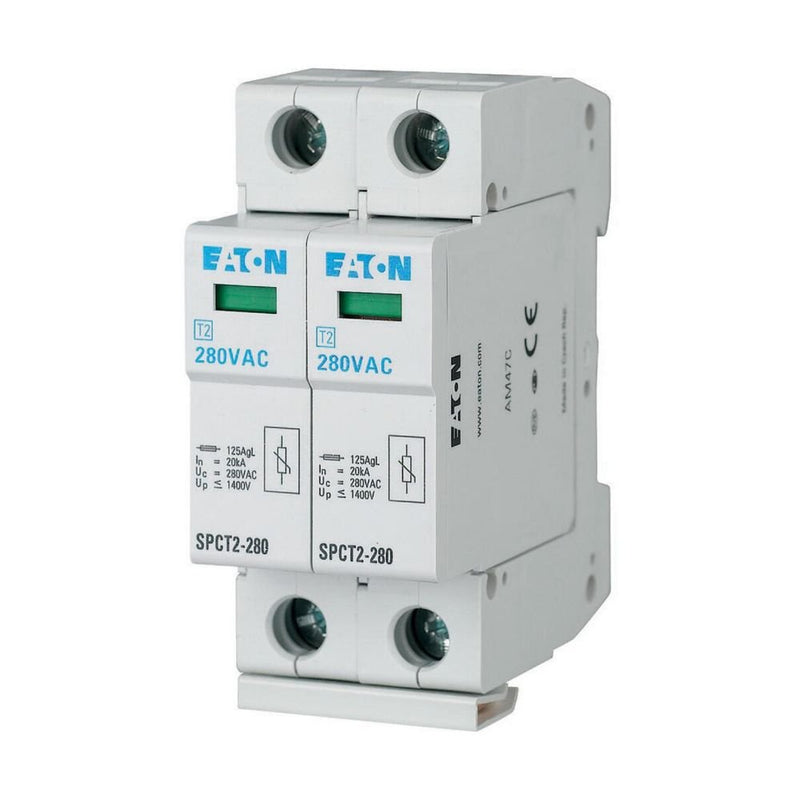 Eaton - Überspannungsableiter für Energietechnik/Stromversorgung Überspannungsableiter SPCT2-280/2 steckbar, 2p, 280VAC