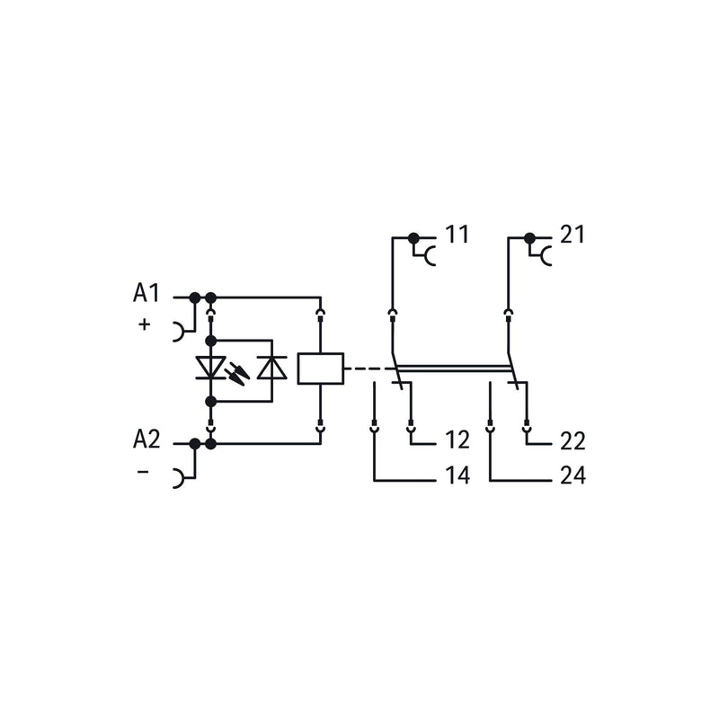 WAGO - Schaltrelais Stecksockel m.Relais 788-384 2W, 24V DC