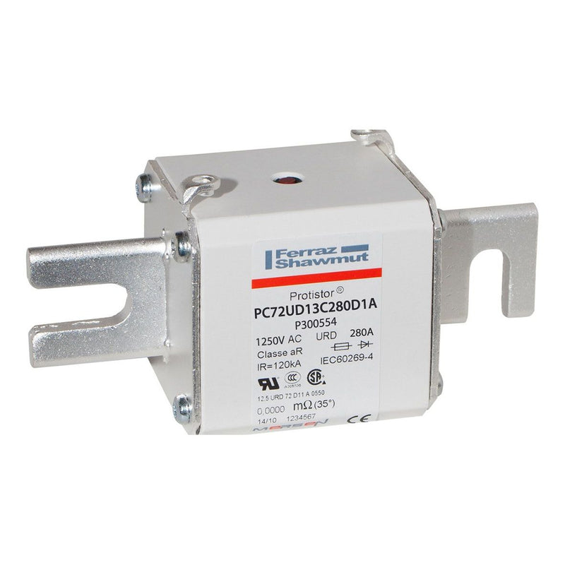 Mersen - HRC-Sicherung Sicherungseinsatz aR PC72UD13C280D1A Gr.72 AC1250V 280A − 3 Stück