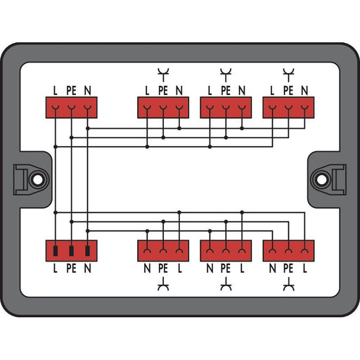 WAGO - Kompaktverteiler für steckbare Gebäudeinstallation Verteilerbox 899-631/330-000 230 V