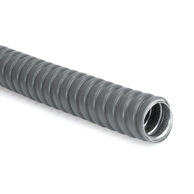 HellermannTyton - Metall-Schutzschlauch HelaGuard Metallschlauch PCS40 GS/PVC GY9,75M