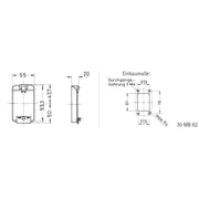 Bals Elektrotech - Zubehör/Ersatzteile für CEE-Steckvorrichtungen (IEC 60309) BetätigungsklappeIP44 58511