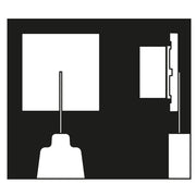 Jung - Behindertenelement für Installationsschalterprogramme Notrufsystem Zugtaster NRS LC 0834 ZT 212 ceruleen vif