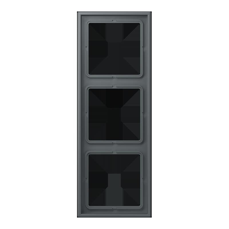 Jung - Abdeckrahmen Rahmen 3-fach LC 983 202 gris fonce 31