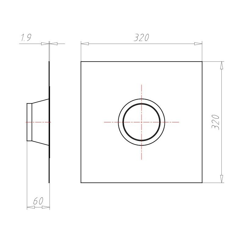 Kaiser - Zubehör/Ersatzteile für Dose/Gehäuse für Montage in der Wand/Decke Rohrmanschette 9089-54 D100-110mmVlies-But