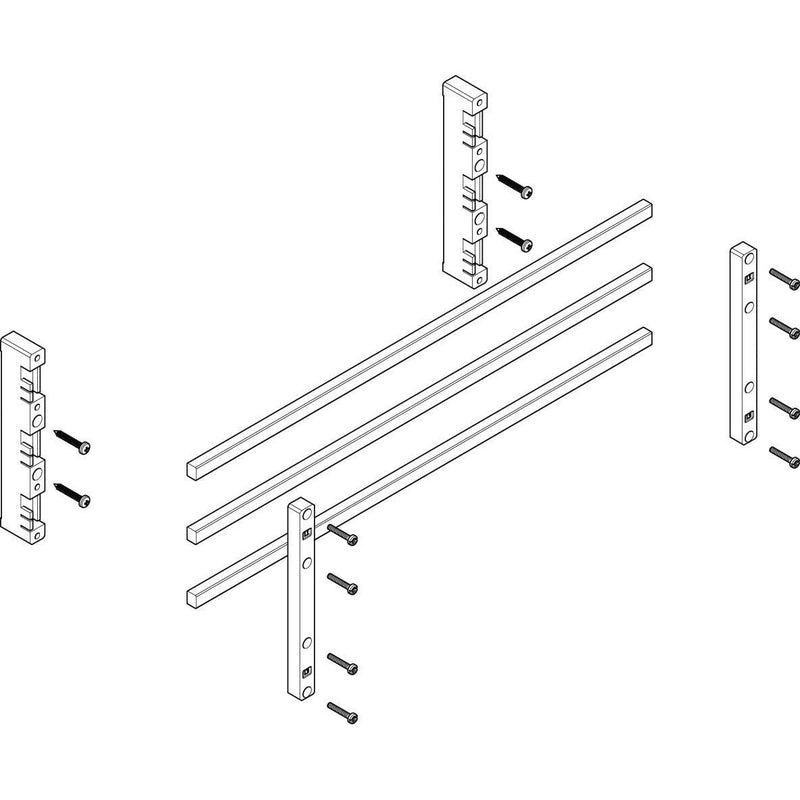 ABN - Verteilerfeld für Installationsverteiler Sammelschienen-Modul MFSC22633 flach 2FB/2RE