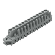 WAGO - Leiterplattensteckverbinder THT-Federleiste gerade 232-143/031-000 Rastermaß 5mm,grau − 25 Stück