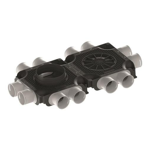 Maico - Luftverteilkasten Luftverteiler doppelt MA-FDV12-75 12 Anschlüsse DN 75 − 1 Stück by Maico
