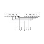 WAGO - D-Sub-Steckverbinder Übergabemodul 2xRJ-45 289-965 2-reihig