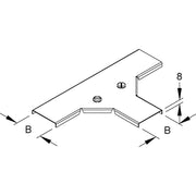 Niedax - Deckel T-Stück für Kabeltragsystem Deckel RTSKDV 100