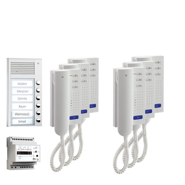 TCS Tür Control - Türsprech-Set Paketlösung PPA06-EN/02 AP 6WE − 1 Stück