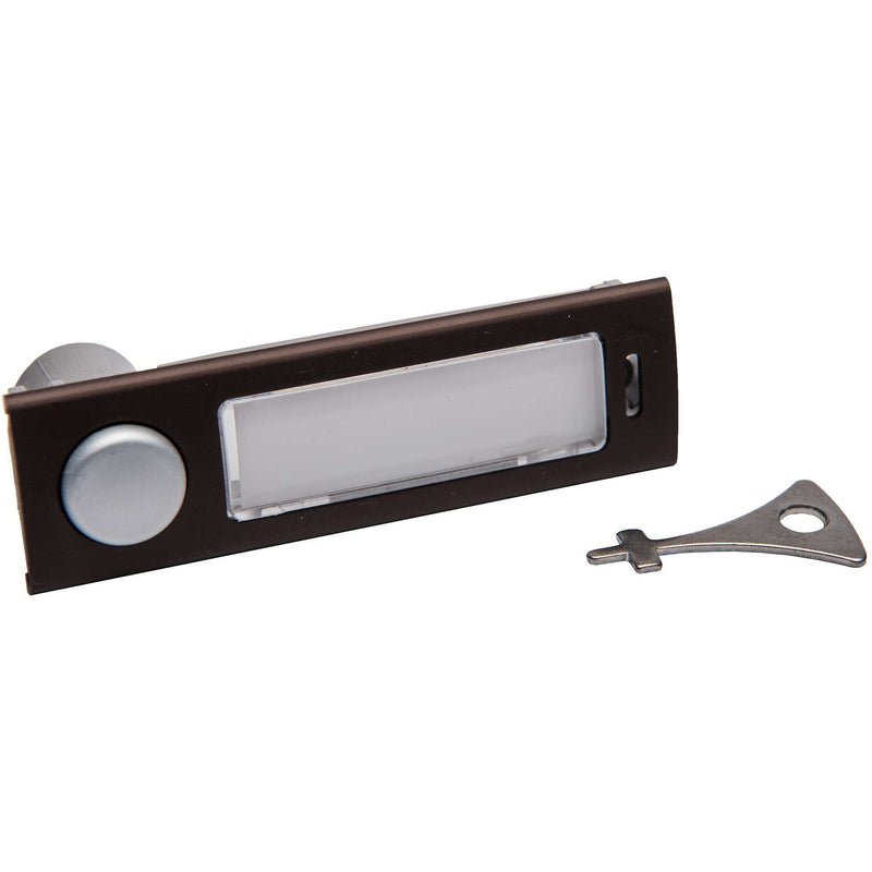 Renz Metallwaren - Klingeldrücker Kombitaster 97-9-00073 brz 75x23 eloxal