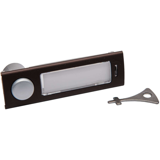Renz Metallwaren - Klingeldrücker Kombitaster 97-9-00073 brz 75x23 eloxal
