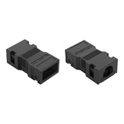 WAGO - Zubehör/Ersatzteile für steckbare Gebäudeinstallation Zugentlastungsgehäuse 770-502/042-000 Rastschelle,schwarz − 50 Stück