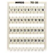 WAGO - Klemmenmarkierung WMB-Bezeichnungssystem 793-566 W: 1-50(2x) − 5 Stück