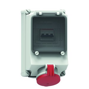 Bals Elektrotech - CEE-Steckdose abschaltbar, abgesichert (IEC 60309) Wandsteckdose abgesichert 15141 63A 5p 400V 6h IP44