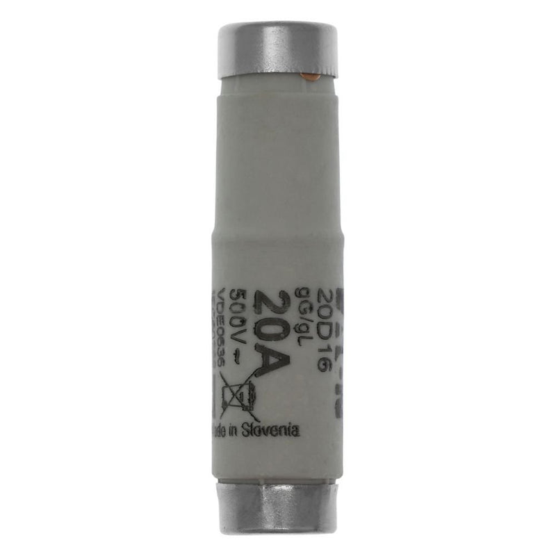 Eaton - D-Sicherungseinsatz Sicherungseinsatz Nieders. SICHERUNG-#20D16 20A AC 500V 50kA − 10 Stück