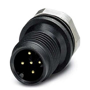 Phoenix Contact - Rundsteckverbinder, feldkonfektionierbar (Industriesteckverbinder) Einbausteckverbinder SACC-E-M12MS#1436437 − 20 Stück