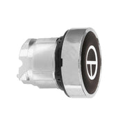 Schneider Electric - Frontelement für Drucktaster Frontelement Drucktaster ZB4BA245 o. Rast., flach, sw