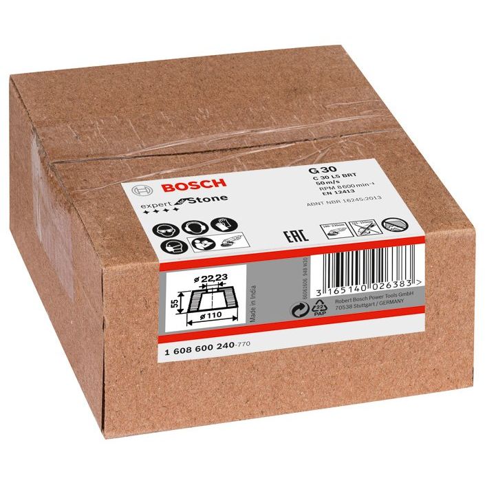 Bosch - Trenn-/Schleifscheibe PRO Stone Konischer 1608600240 Schleiftopf 90 x 110