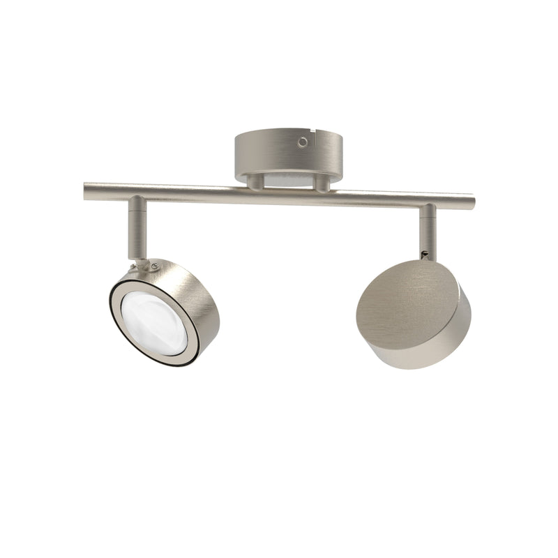 LIGHTME - Decken-/Wandleuchte LED-Deckenleuchte GX53 LM85821 827, nickel  − 1 Stück