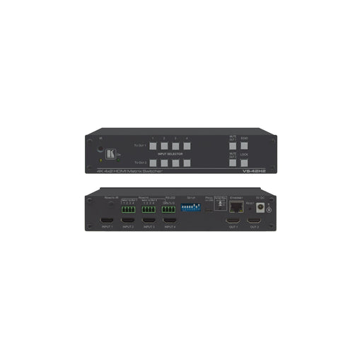 Kramer - Audio-/Misch-/Schaltpult 4K HDMI Matrix-Schalter VS-42H2 4x2,HDCP 2.2