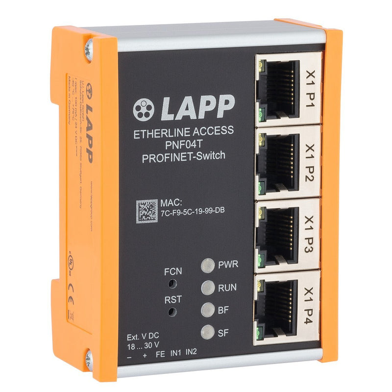 Lapp Zubehör - Netzwerk Switch ETHERLINE ACCESS PNF04T 21700140 − 1 Stück