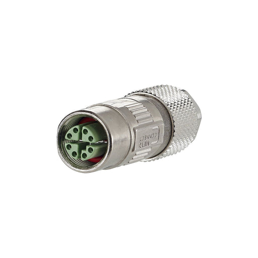 Metz Connect - Rundsteckverbinder, feldkonfektionierbar (Industriesteckverbinder) Buchse M12 feldkonfektio. MMF881A315 X-kodiert − 10 Stück