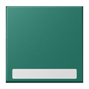 Jung - Abdeckung/Bedienelement für Installationsschalterprogramme Wippe 1fach m. Schriftfeld LC 990 NA 216 vert anglais (32040)