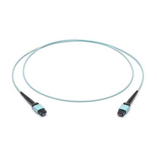 Corning - Patchkabel LWL LWL-Patchkabel 12F MPO PC JZBZC12QEZ-NB020M BU/ST OM4 20m türkis